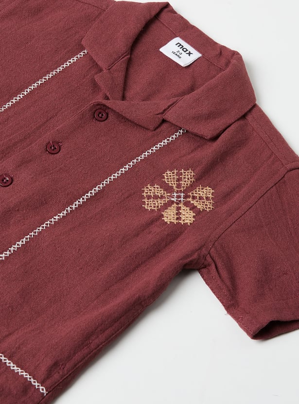 Boys Embroidered Shirt