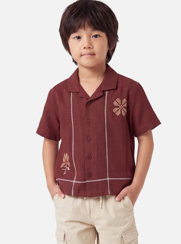 Boys Embroidered Shirt
