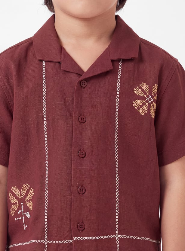 Boys Embroidered Shirt