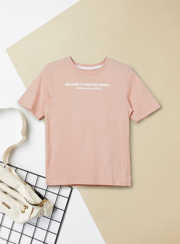 Boys Solid T-shirt