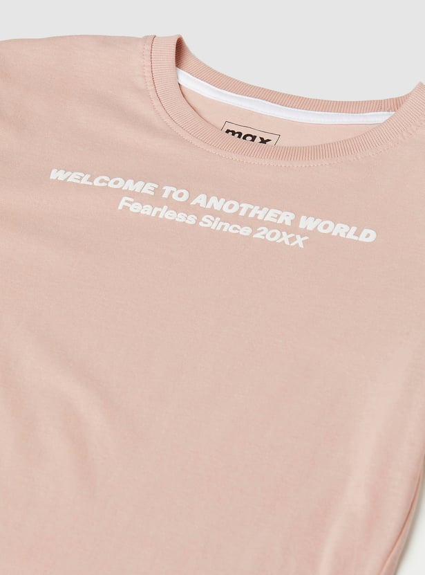 Boys Solid T-shirt
