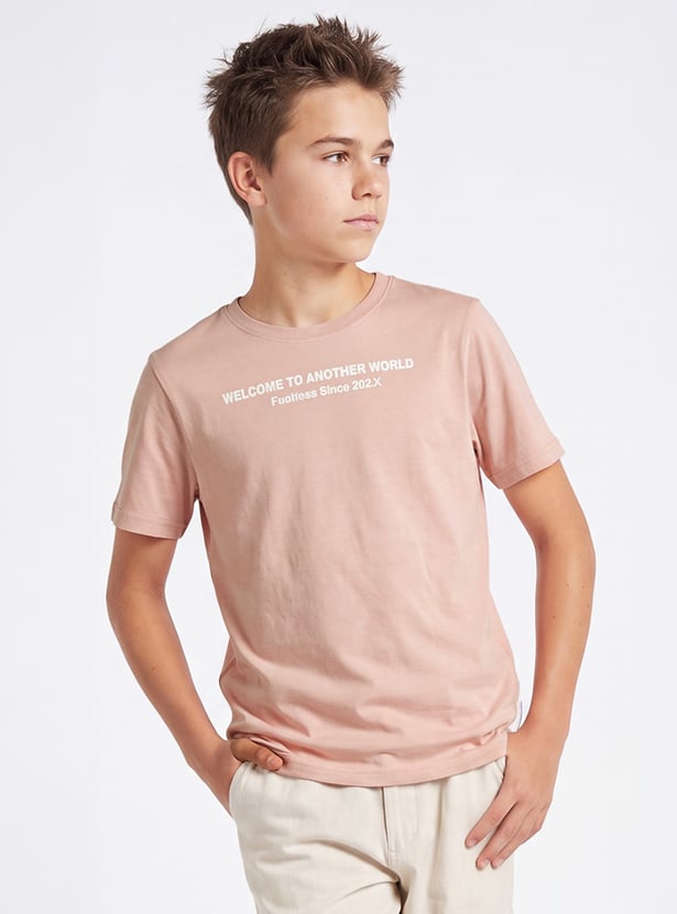 Boys Solid T-shirt