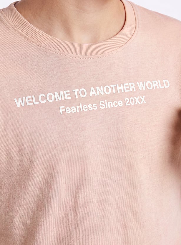 Boys Solid T-shirt