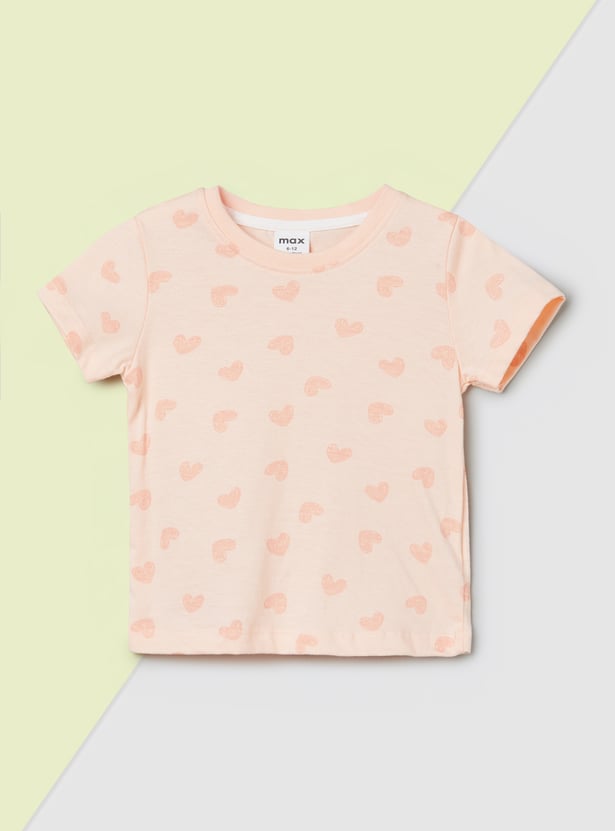 Girls Printed T-shirts - Pack of 3