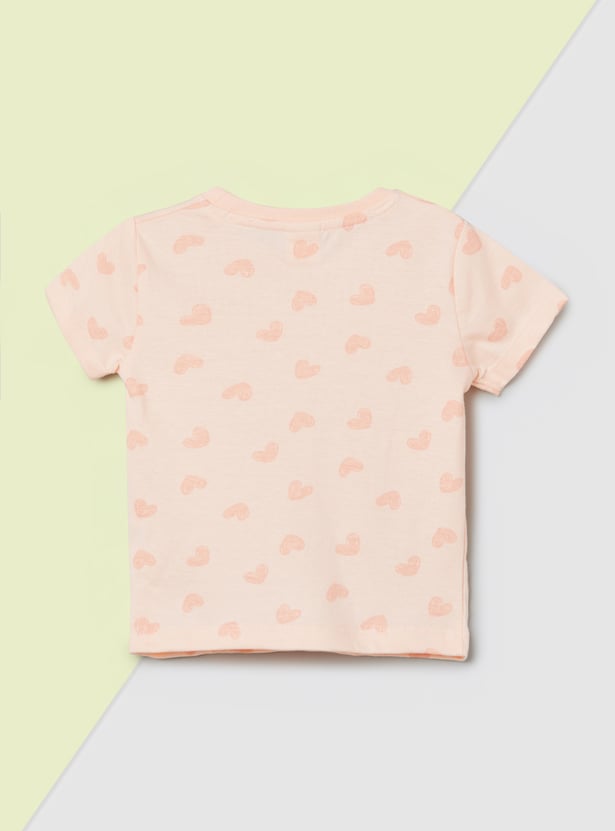 Girls Printed T-shirts - Pack of 3