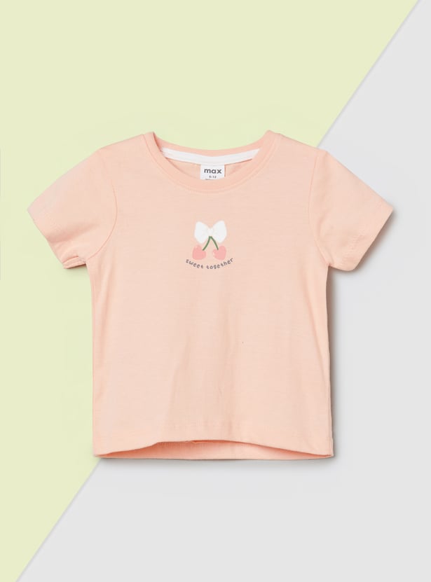 Girls Printed T-shirts - Pack of 3