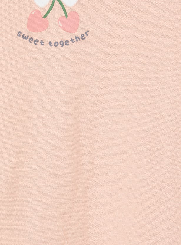 Girls Printed T-shirts - Pack of 3