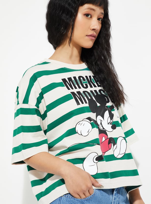 URB_N Women Boxy Mickey T-shirt