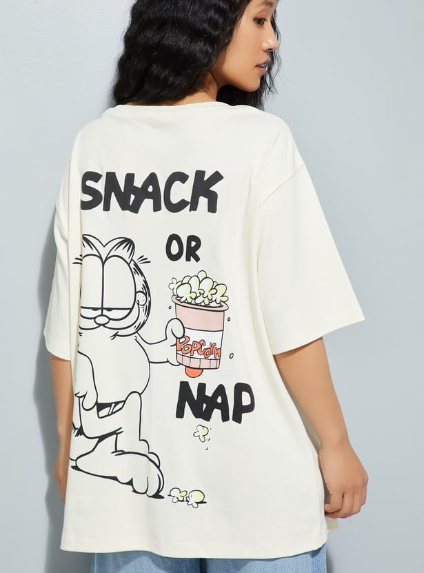 URB_N Women Garfield Printed T-shirt