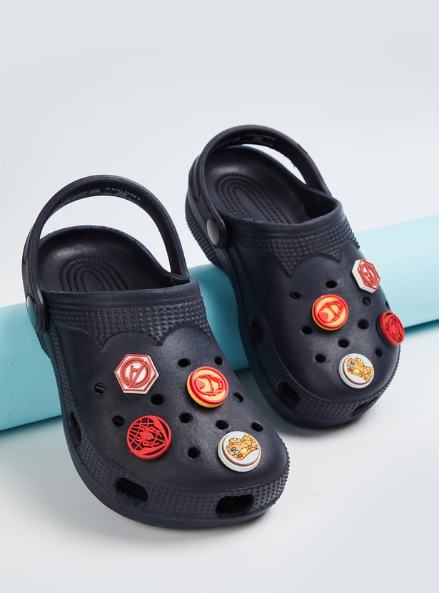 Boys Avengers Clogs with Charms