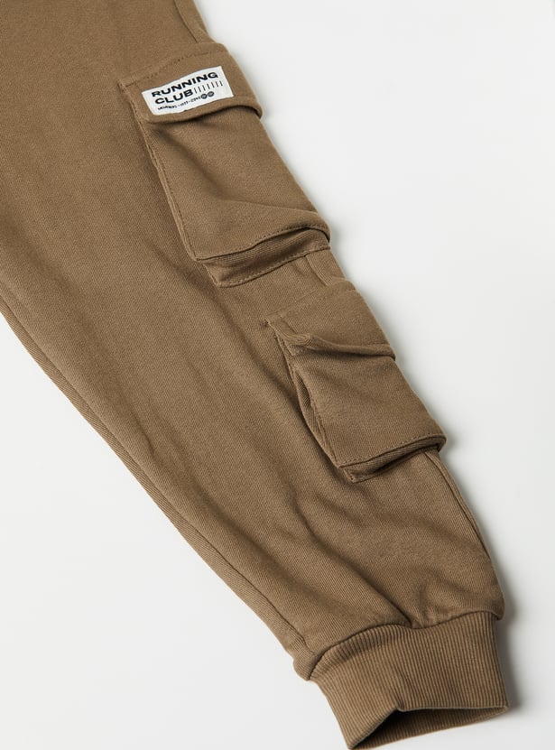 Boys Drawstring Cargo Joggers