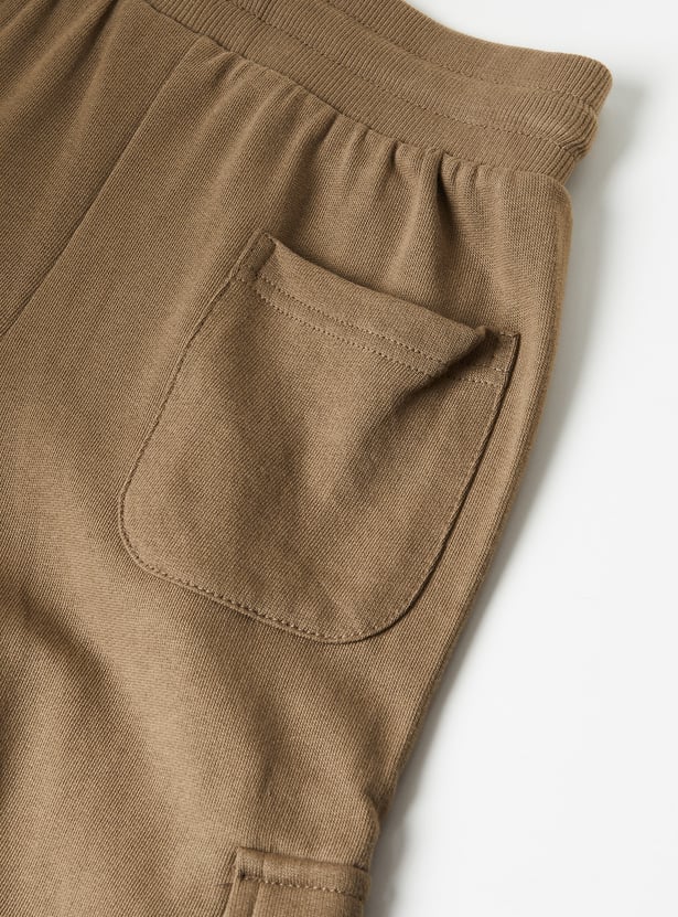 Boys Drawstring Cargo Joggers