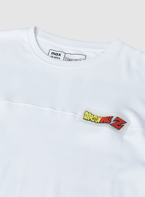 Boys Oversized Dragon Ball Z Print T-shirt