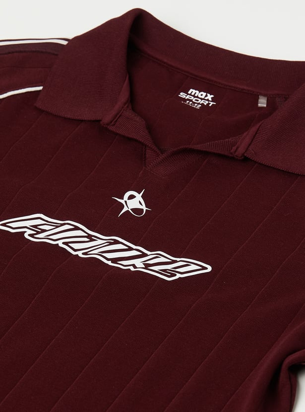 Boys Printed Polo T-shirt