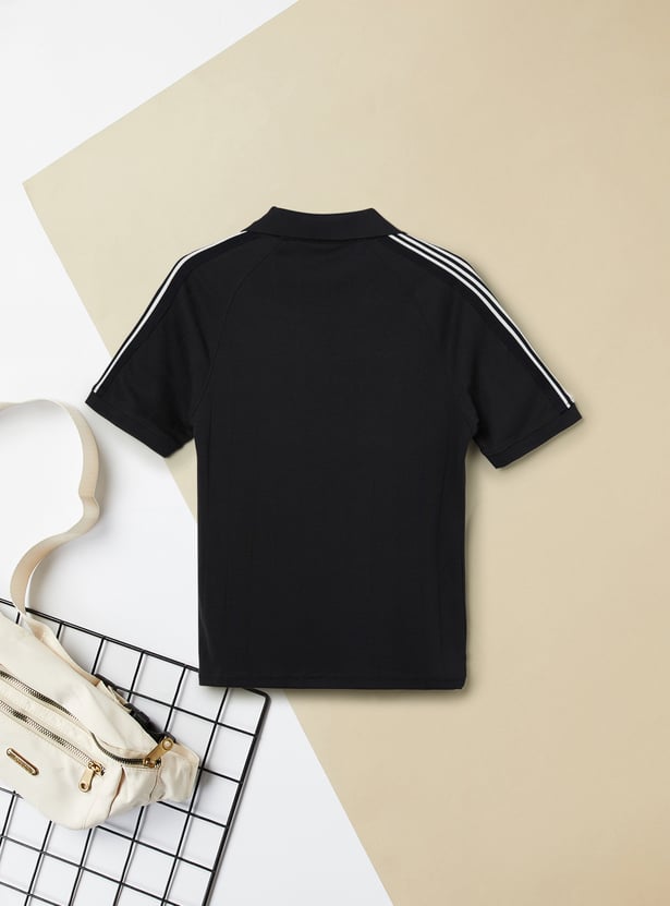 Boys Printed Polo T-shirt