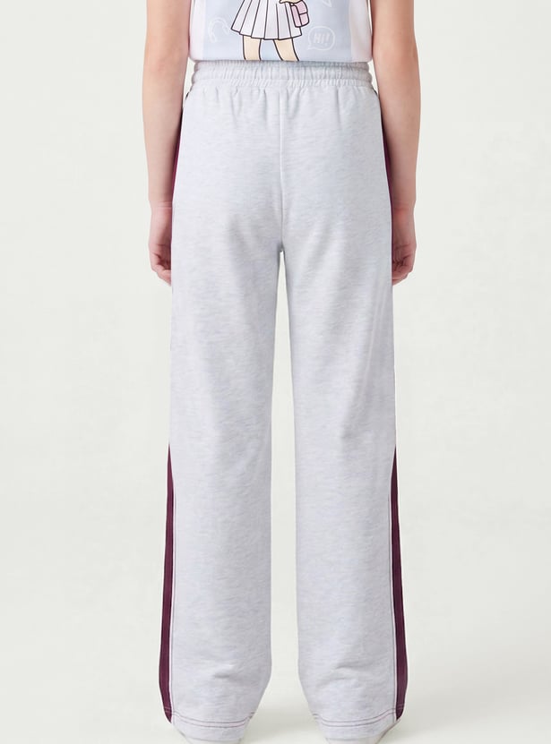 Girls Teddy Printed Track Pants