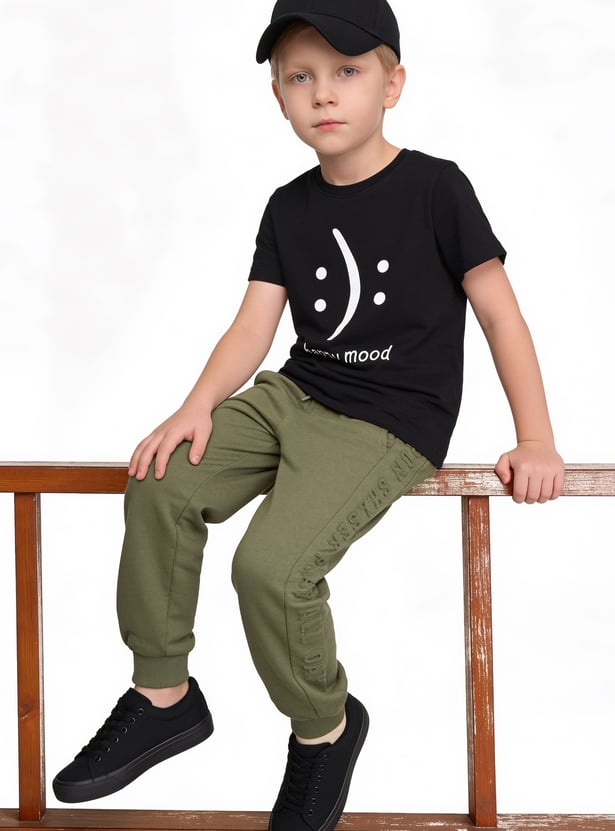 Boys Solid Joggers