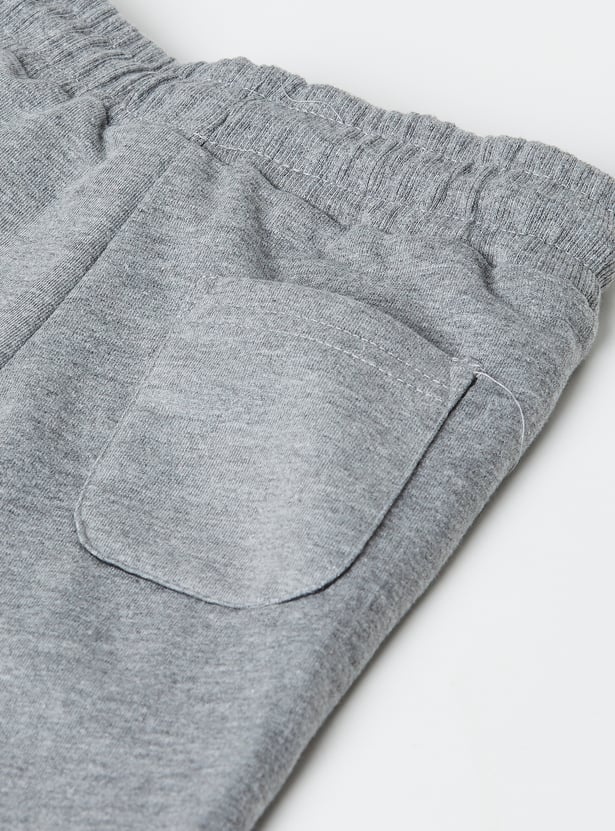 Boys Solid Shorts Set