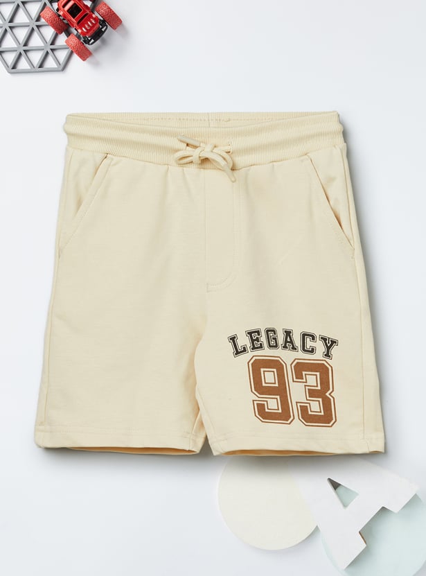Boys Printed Shorts Set