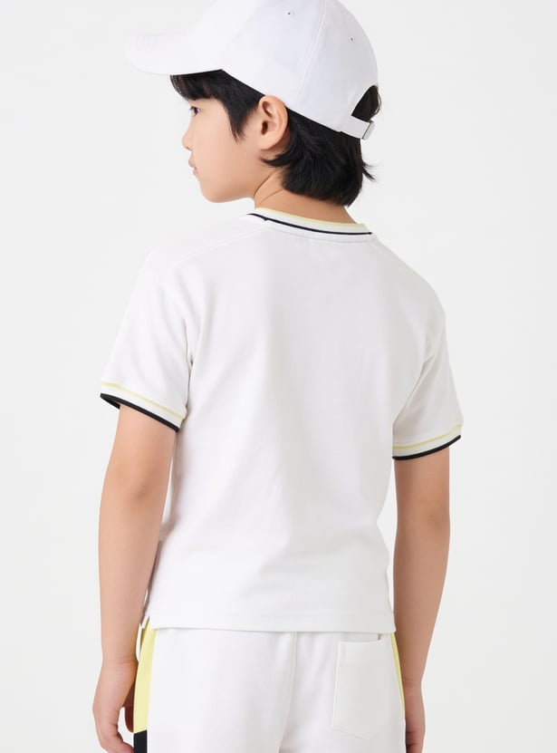 Boys Printed Shorts Set