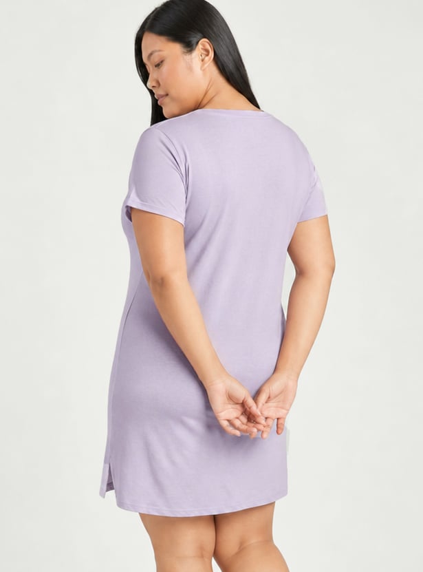 Women Snoopy Character Nightdress