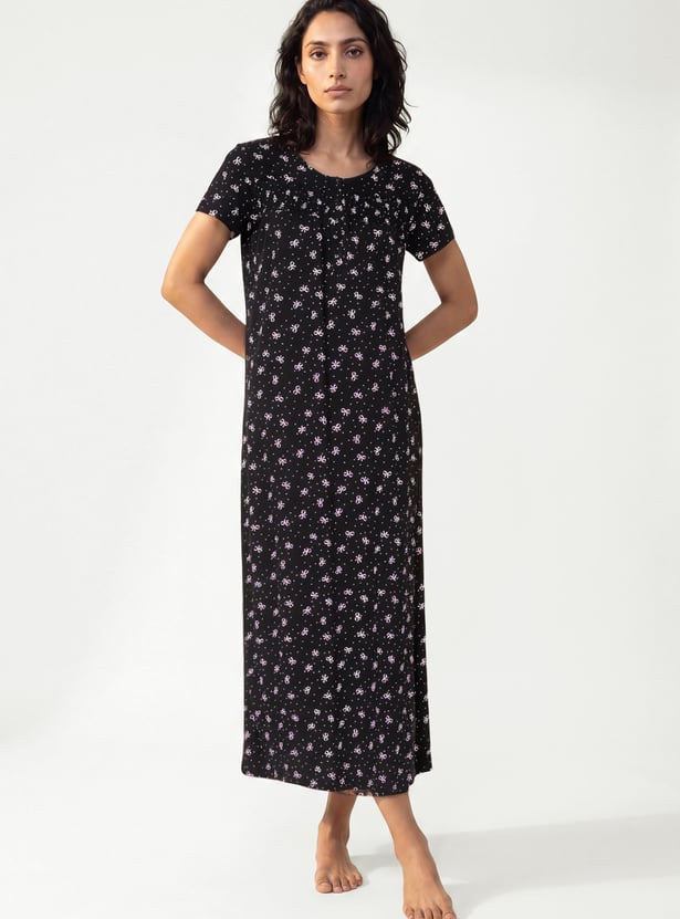 Women Printed Nightgown