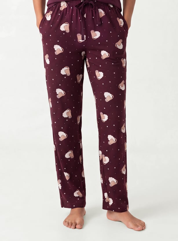 Women Printed PJ Set
