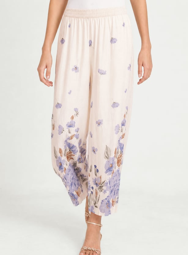 Women Floral Print Straight Kurta Set