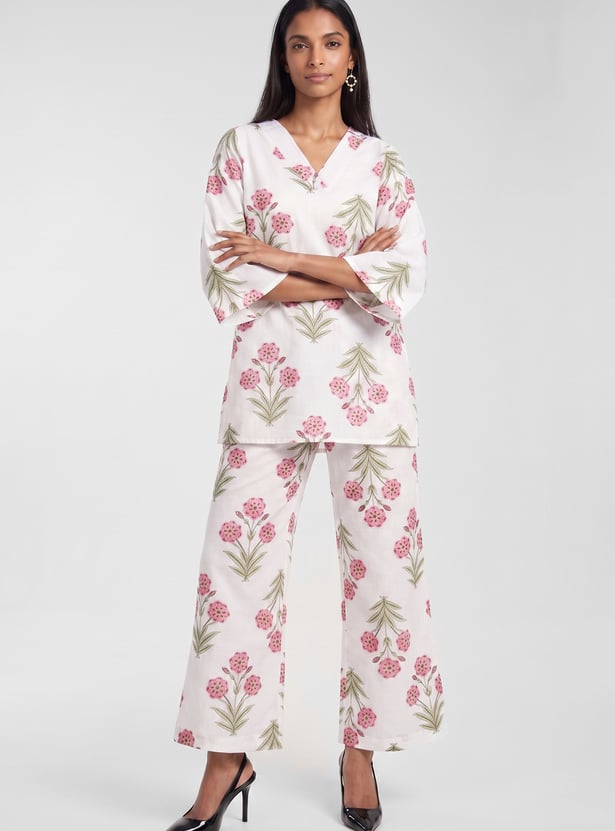Women Floral Print Co-Ord Set