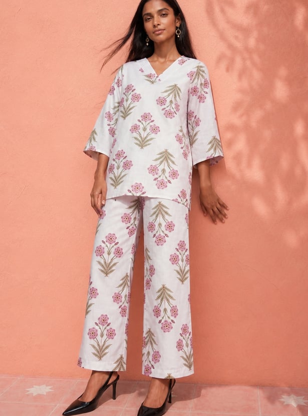 Women Floral Print Co-Ord Set
