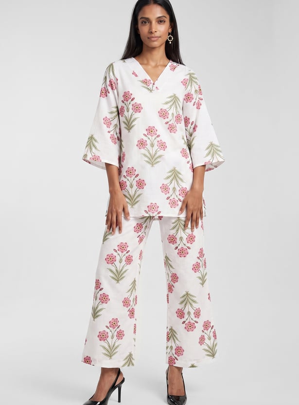 Women Floral Print Co-Ord Set