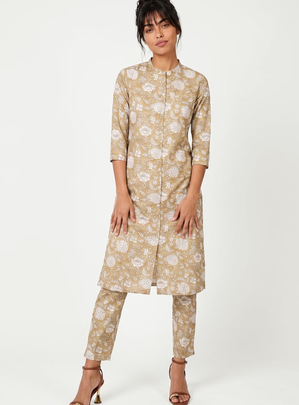 Women Printed Straight Kurta Set