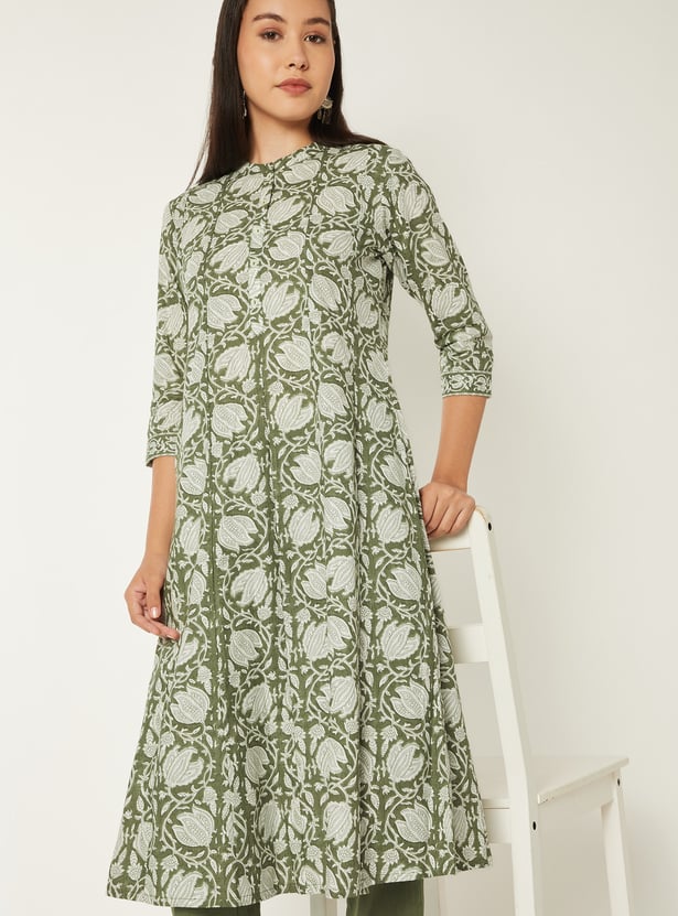 Women Floral Print Kurta Set
