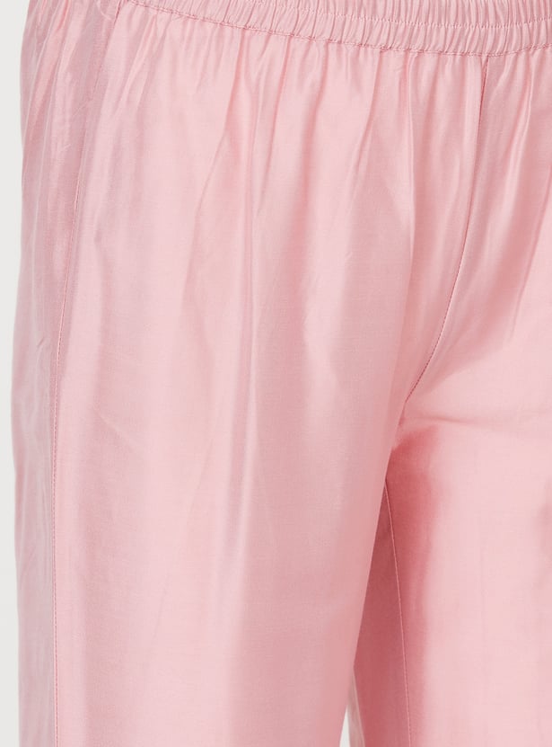 Women Embroidered A-line Kurta Set with Dupatta