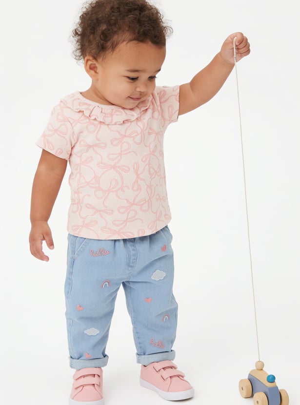Girls Printed Tops - Pack of 2
