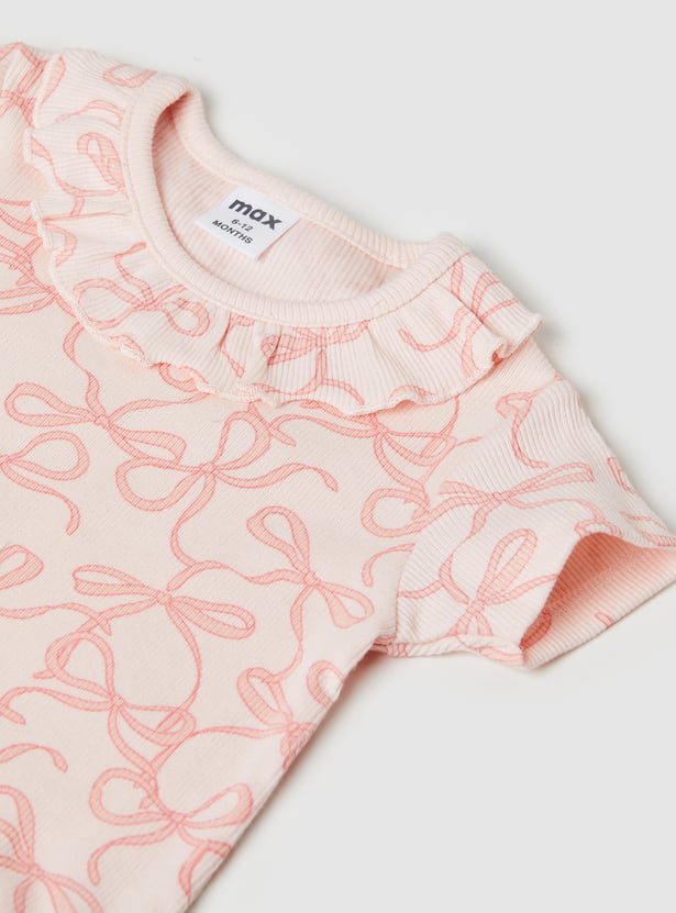Girls Printed Tops - Pack of 2