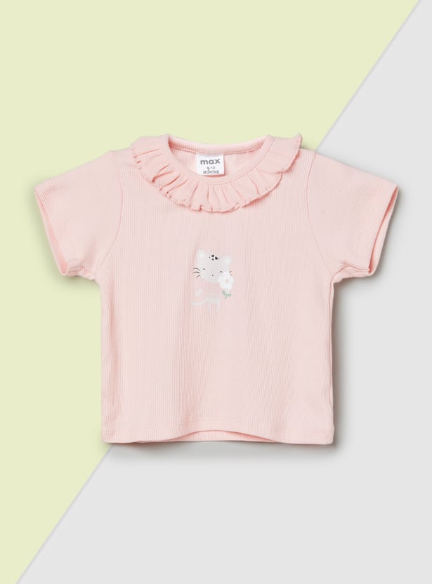 Girls Printed Tops - Pack of 2