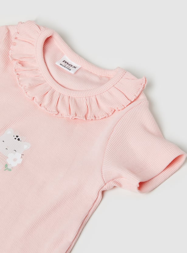 Girls Printed Tops - Pack of 2