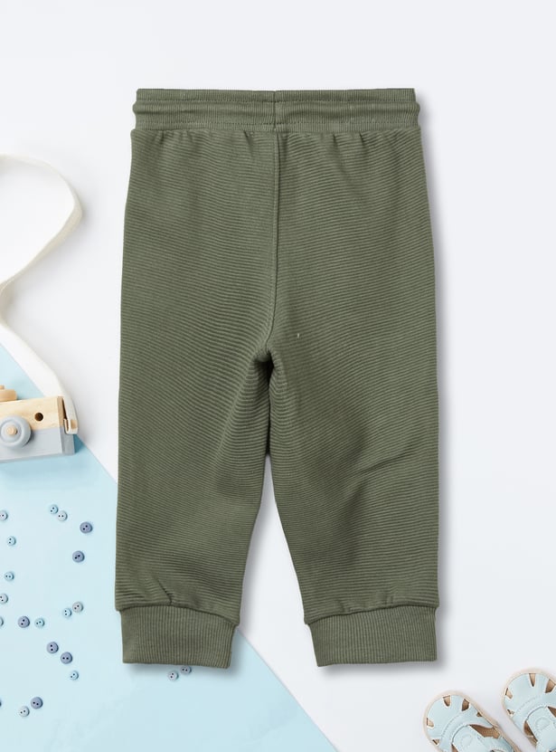 Boys Textured Joggers