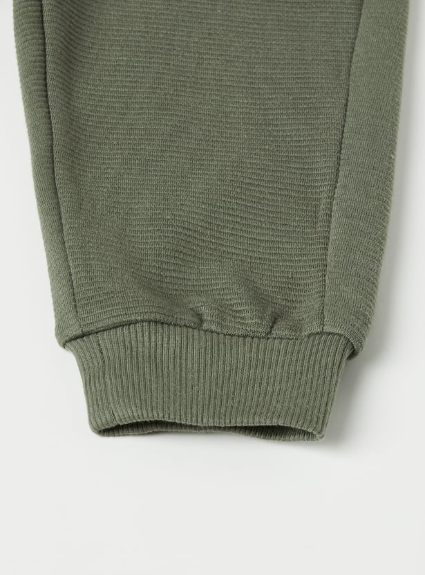 Boys Textured Joggers