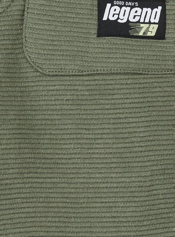 Boys Textured Joggers