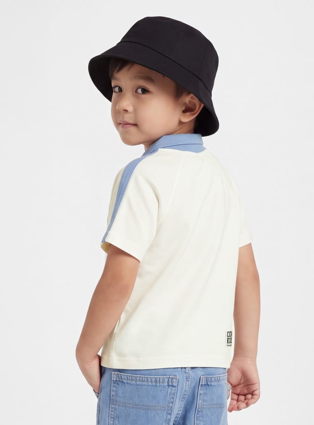 Boys Printed Polo T-shirt