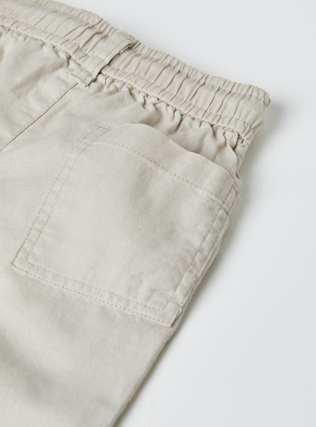 Boys Solid Track Pants