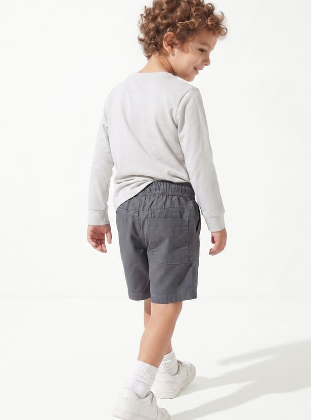 Boys Solid Shorts
