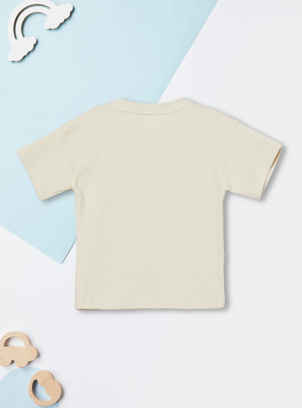 Boys Printed T-shirt with Shorts Set