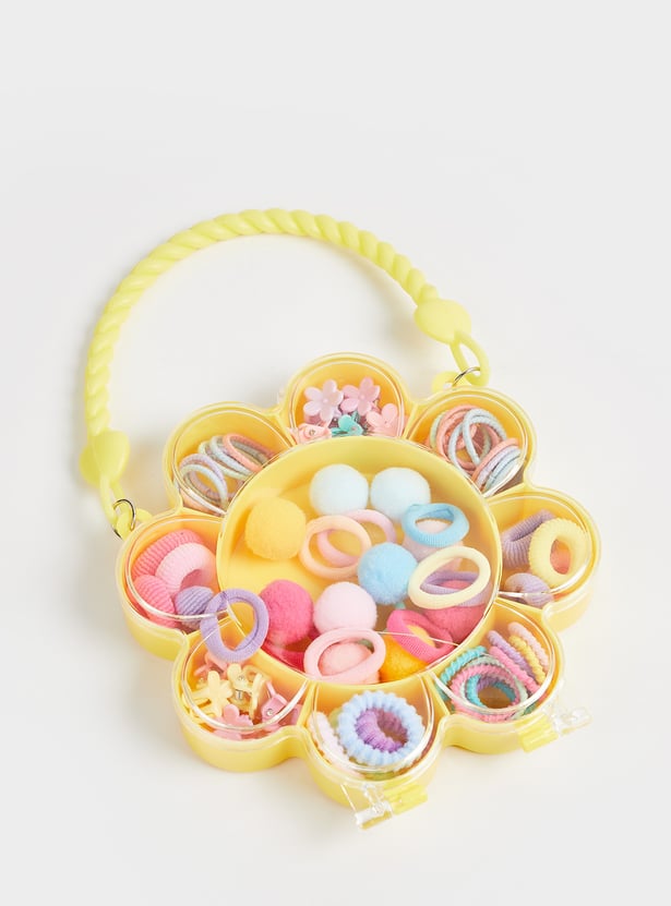 Girls Solid Hair Accessory Set