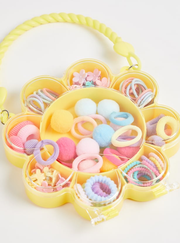 Girls Solid Hair Accessory Set