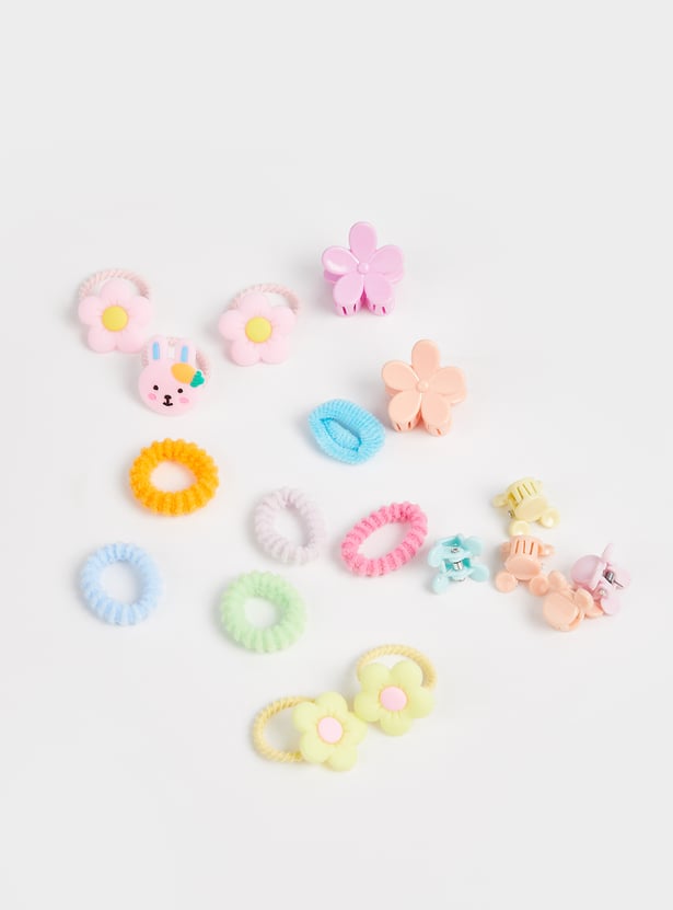 Girls Printed Hair Accessory Set