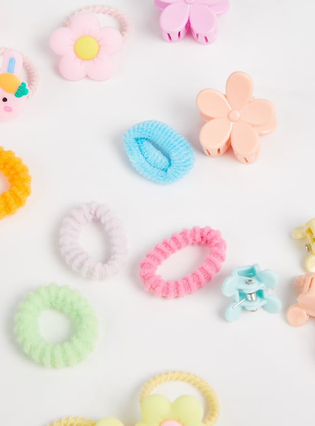Girls Printed Hair Accessory Set