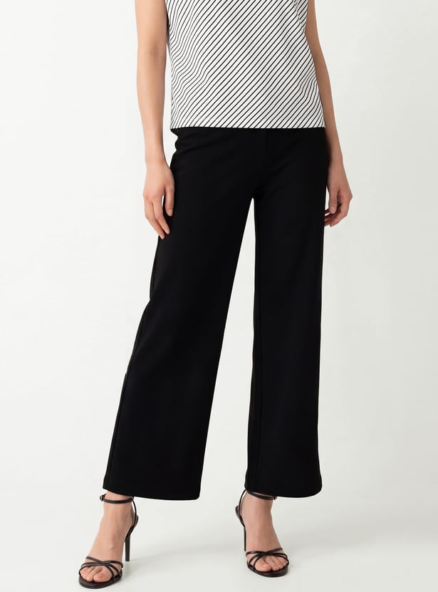 Women Solid Trousers